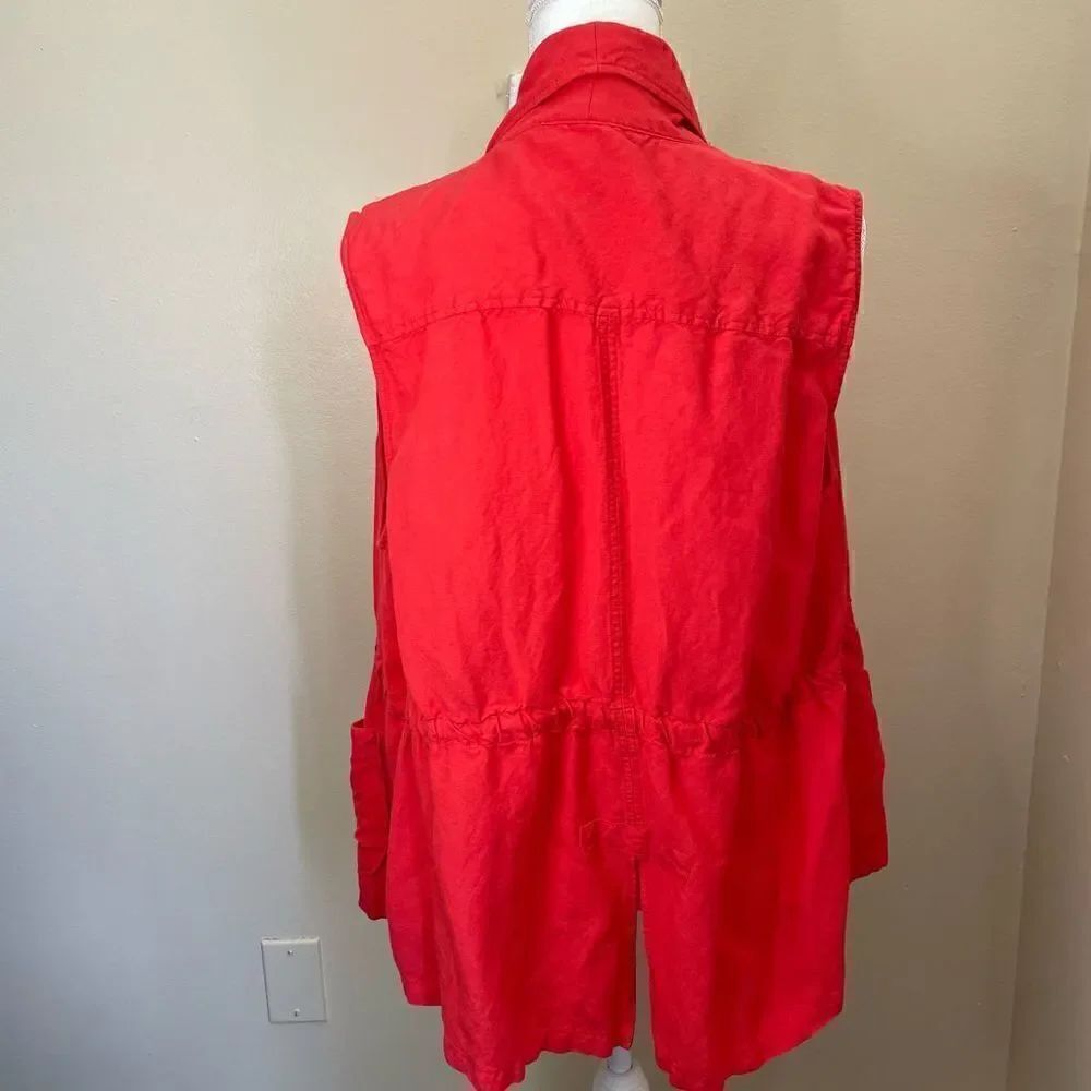Torrid| Linen | Large| with Pockets| Utility Vest - Picture 11 of 12